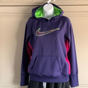 Purple Nike Therma-Fit Hoodie Sz ~> Medium